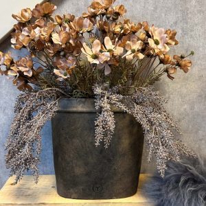 Planter Oval Edge Luxury Majestic Brown